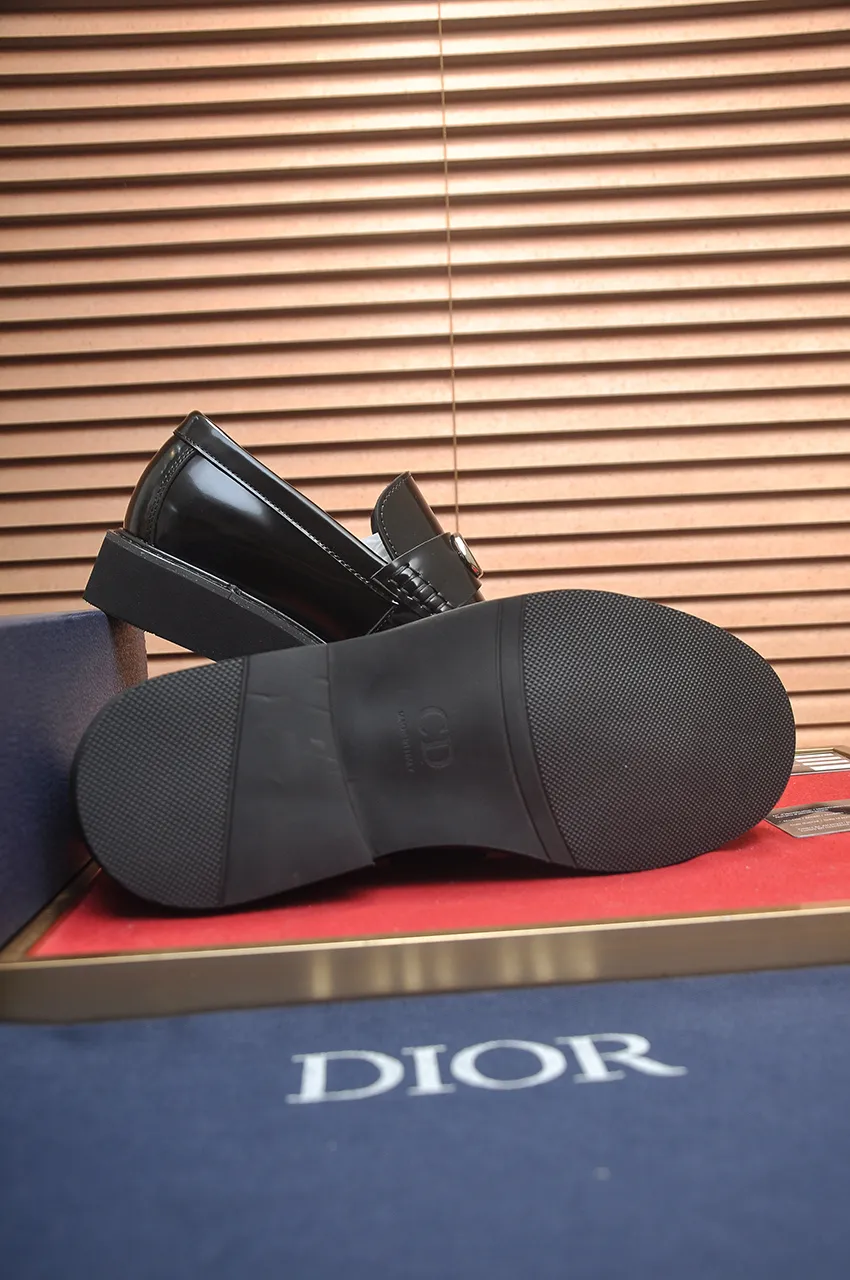 Men's shoes 💰680💶[Dior] (water-dyed cowhide lining) Dior original 1:1 high-quality factory, imported original materials, imported raw cowhide, water-dyed cowhide lining, original TPU outsole, code number: 39-44 (38.45 custom-made)